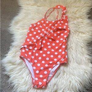 Zara kids girls polka dot swimsuit